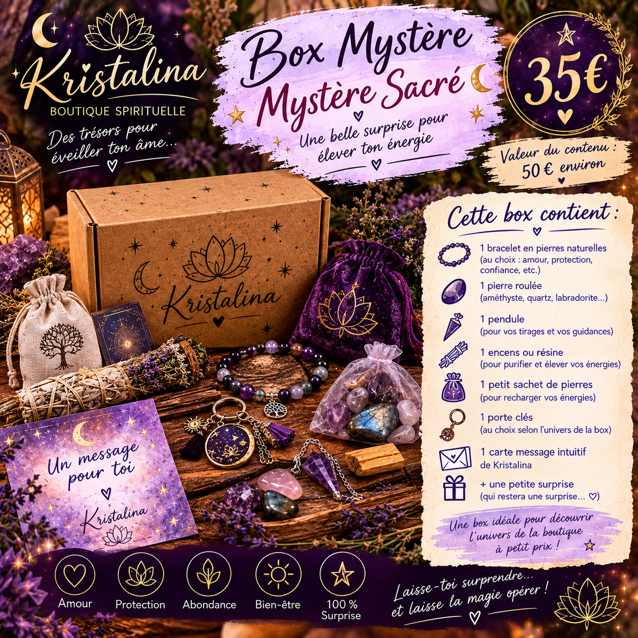 Box mystère sacré