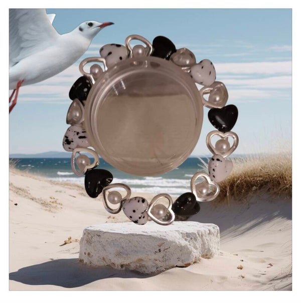 Bracelet love " Black&White"