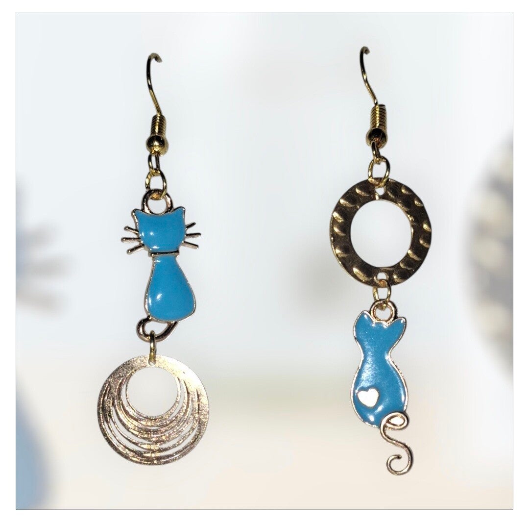 Boucles d' oreilles " chatons "