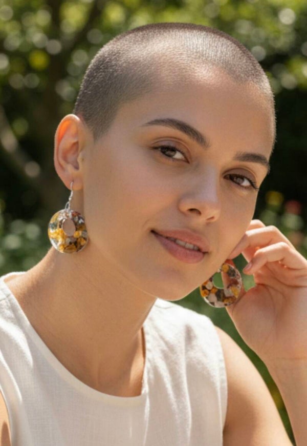 Boucles d'oreilles gallets.