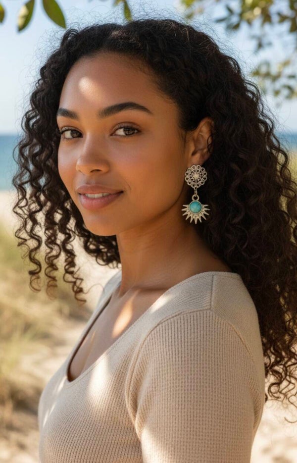 Boucles d'oreilles rétro
