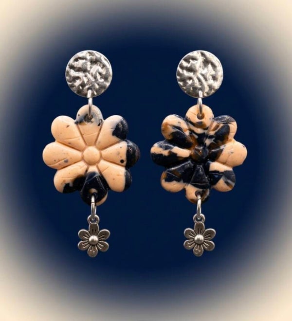 Boucles d' oreille " ma fleur "