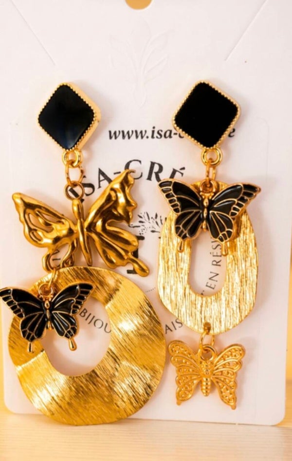 Boucles d' oreilles " butterfly "