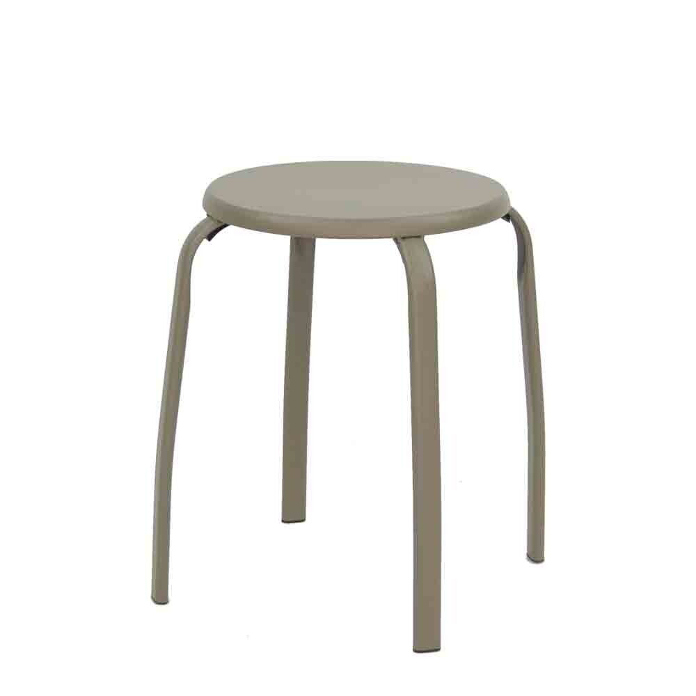 Metalen krukje - groen