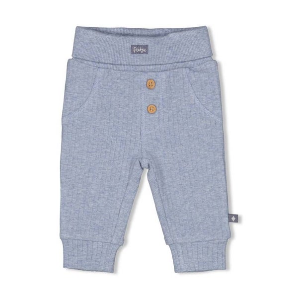 Feetje - Farm Life broek rib blauw melange UITVERKOCHT
