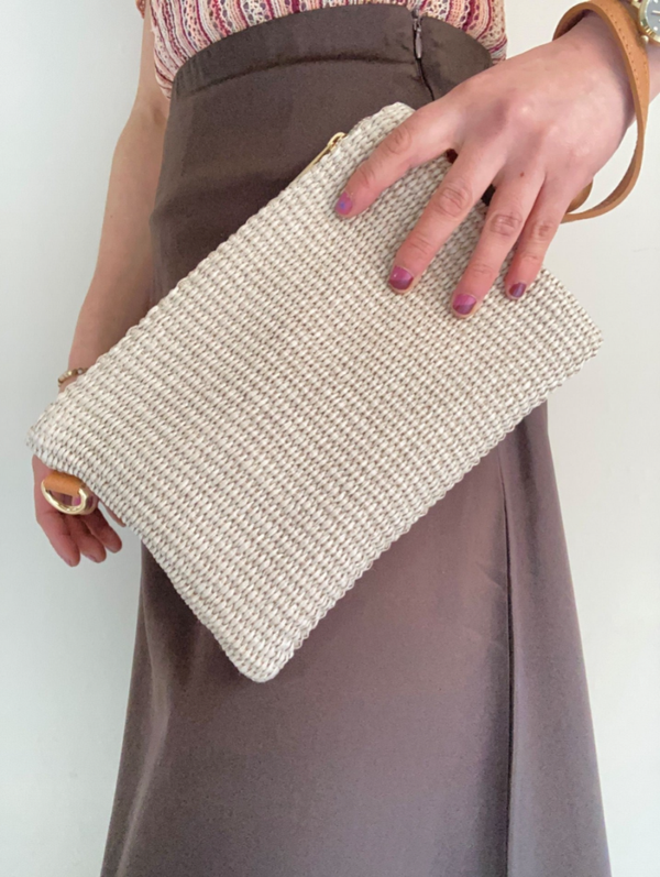 Clutch - Fabienne bag - beige