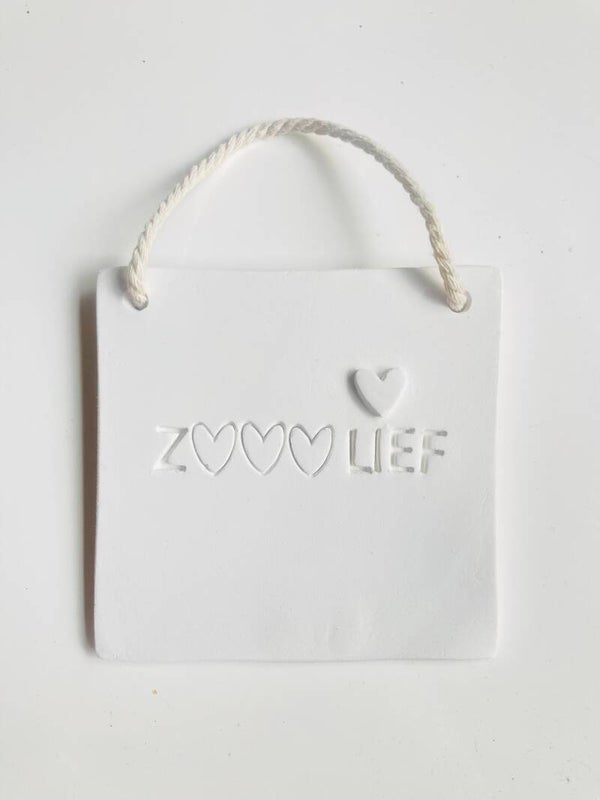 Klei tegel - Zooo lief