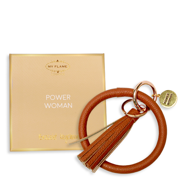 Sleutelhanger - Power Womean - Brown
