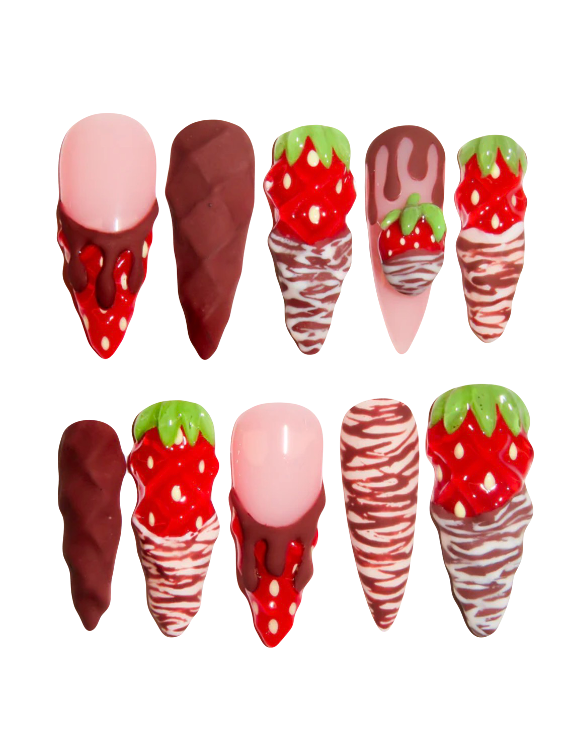 Strawberry dip (medium almond)