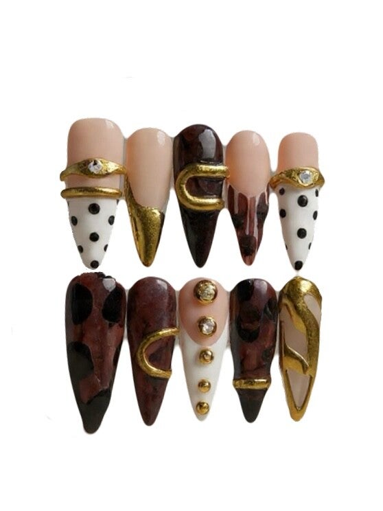 Artisan Deco (long stiletto)