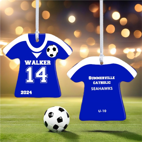 SCS Soccer Ornament