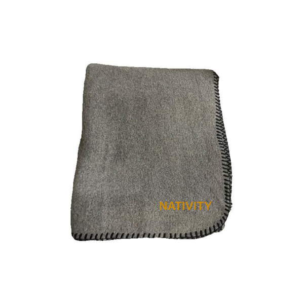 Nativity Embroidered Fleece Blanket