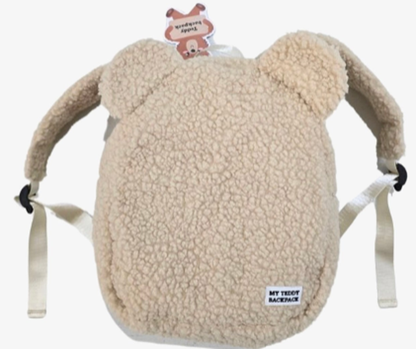 Teddy rugtas met oortjes