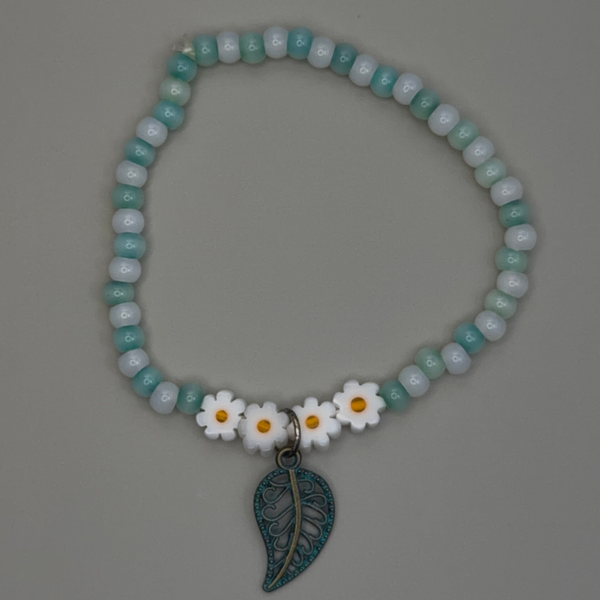 Bracelet Minty Daisy