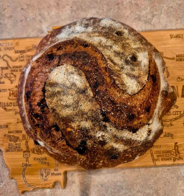 The Mocha (coffee, chocolate sourdough)