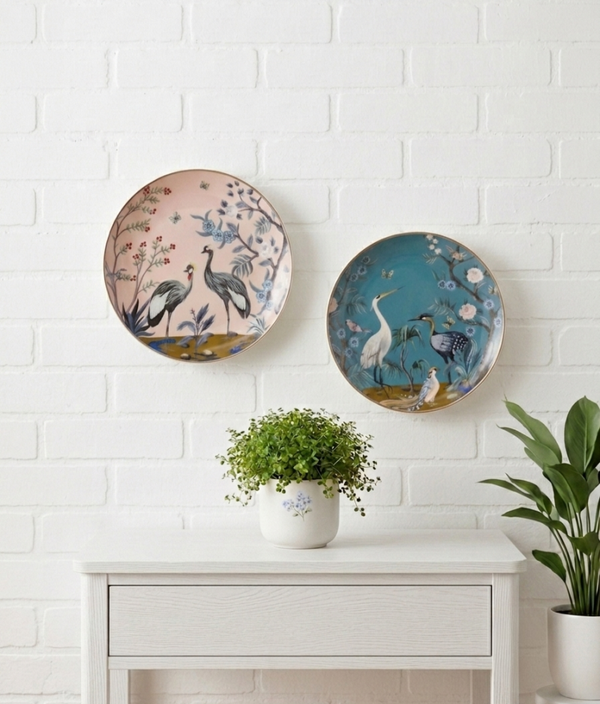 ​Set wandborden – Chinoiserie stijl – Vogels & Bloesem