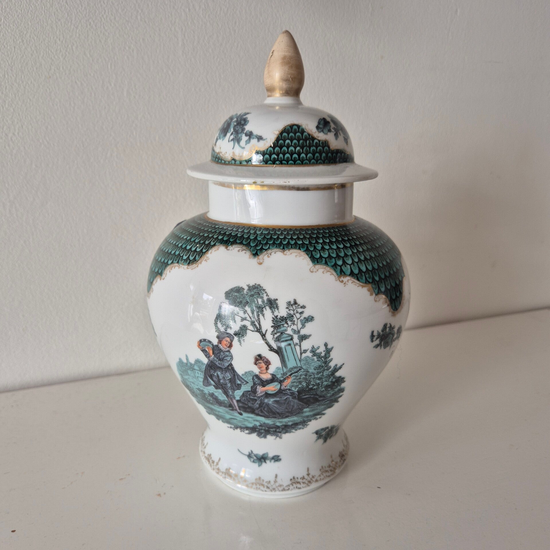 Beyer & Bock Gemberpot / Dekselvaas