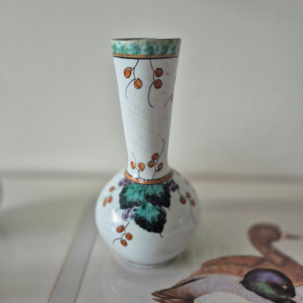 Vintage Klassieke bolvaas blad