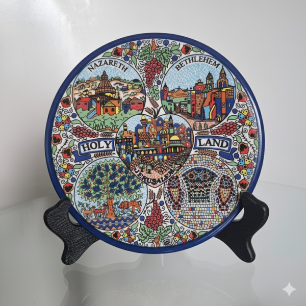 Vintage Wandbord Jerusalem