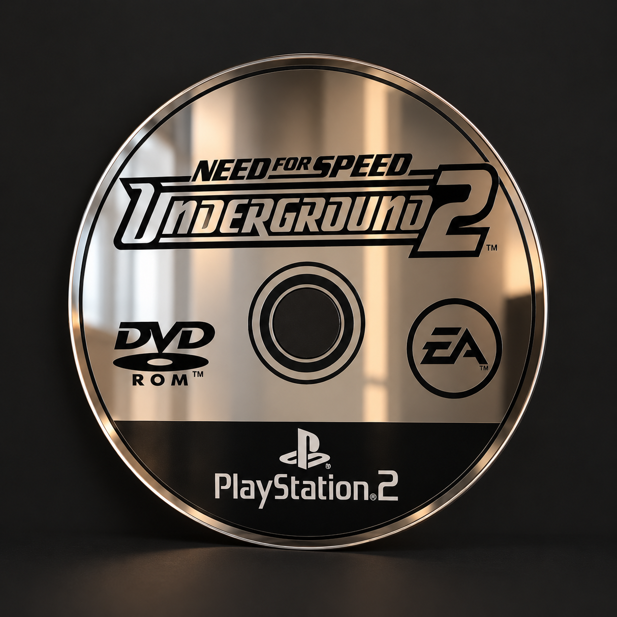 PS2 Retro Game Spiegel 38cm Need for Speed Underground 2
