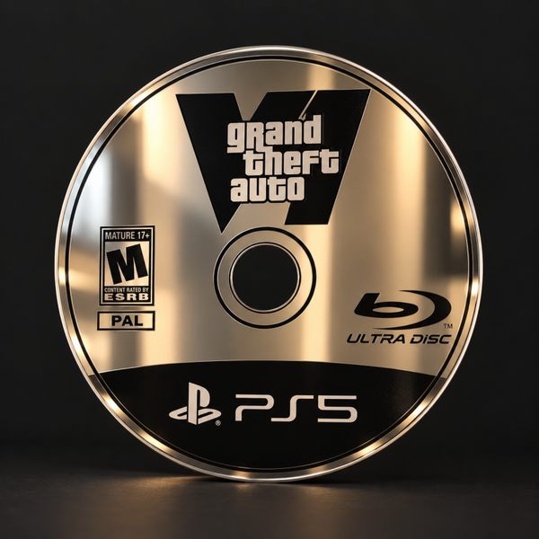 PS5 Retro Game Spiegel 38cm GTA VI