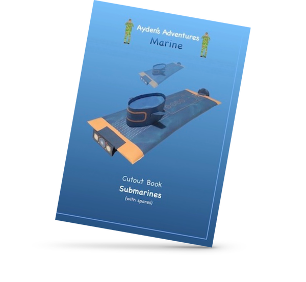 AA MARINE :  SUBMARINE CUTOUT BOOK