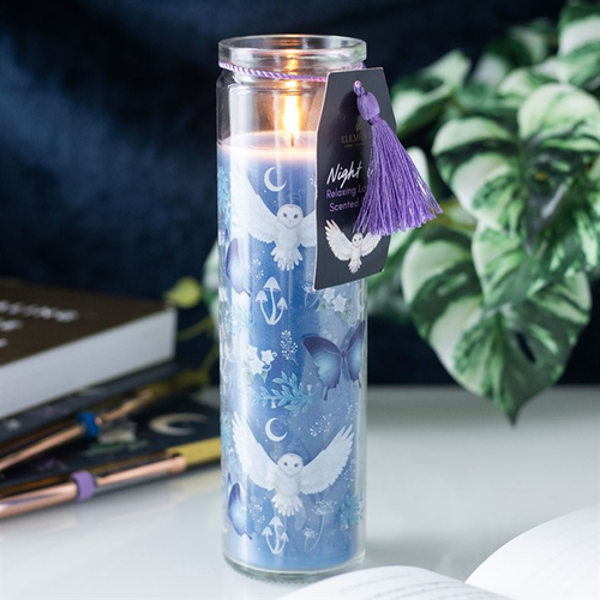 The Night Owl Lavender Tube Candle