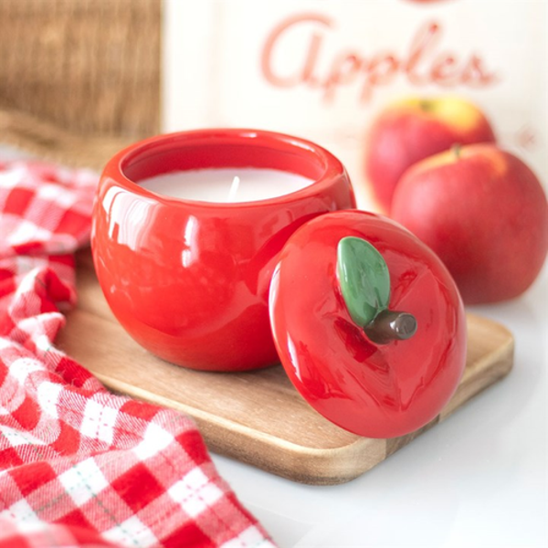 Apple Shaped Candle Jar (Apple Pie Scent)