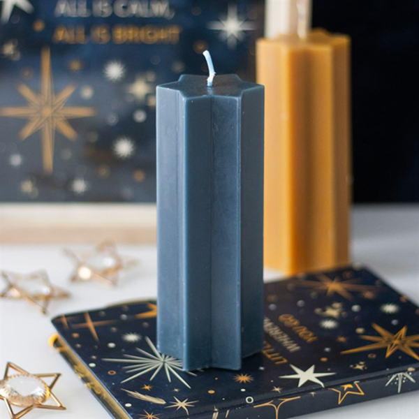 Celestial Star Taper Candle