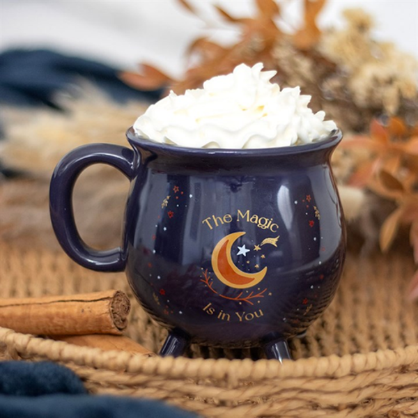 Witches' Cauldron Mug - Lunar Blue - The Magic Is in You