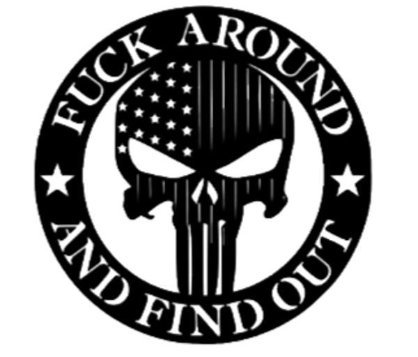 FAFO Skull with Flag