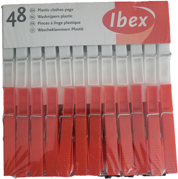 Grootverpakking Plastic Wasknijpers – 48 Stuks – Stevig & Gripvast