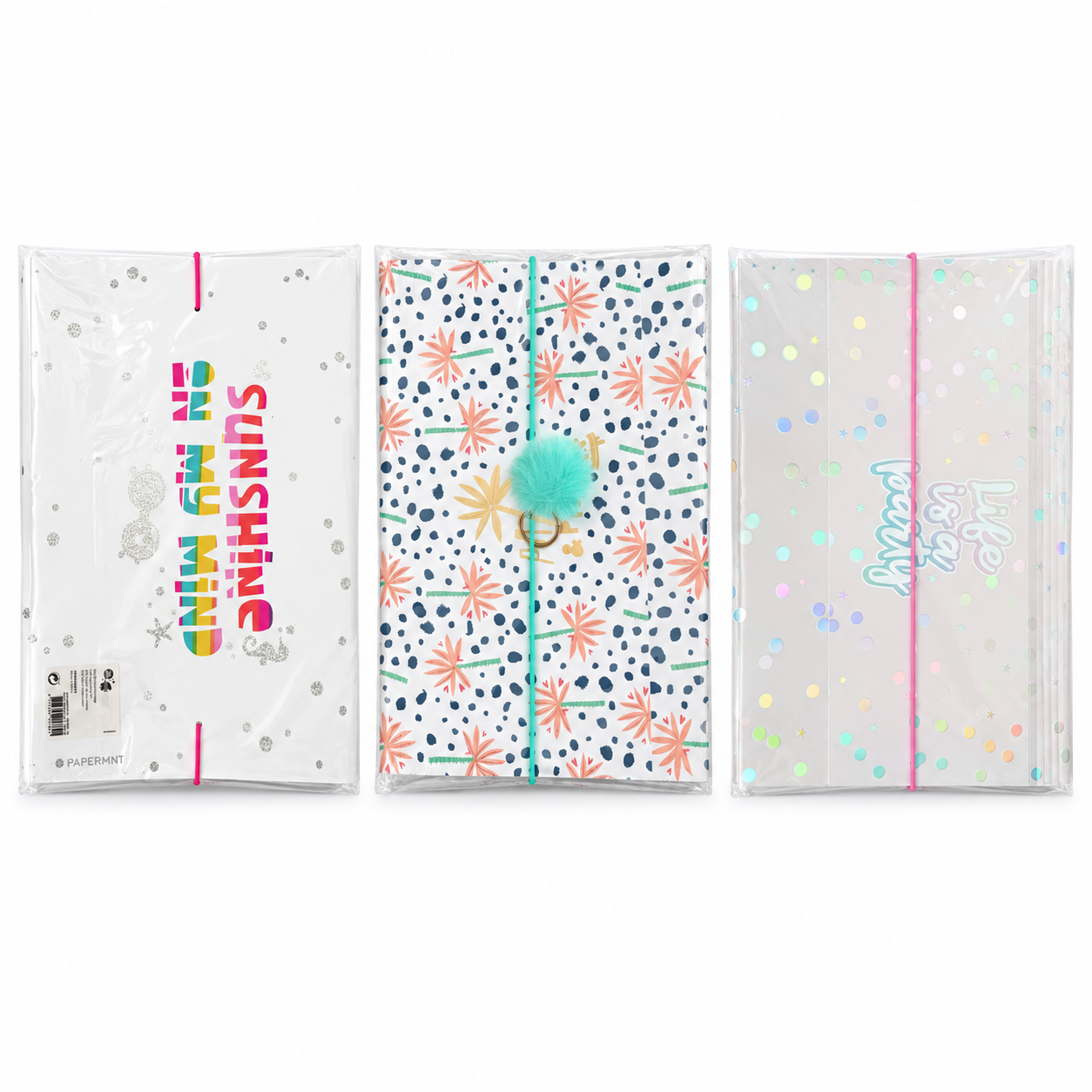 Trendy documentenmap – keuze uit 3 dessins – school en werk