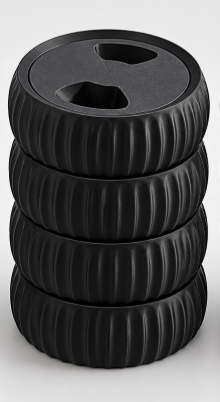 RMMS Kabelroller maat L – 4 stuks
