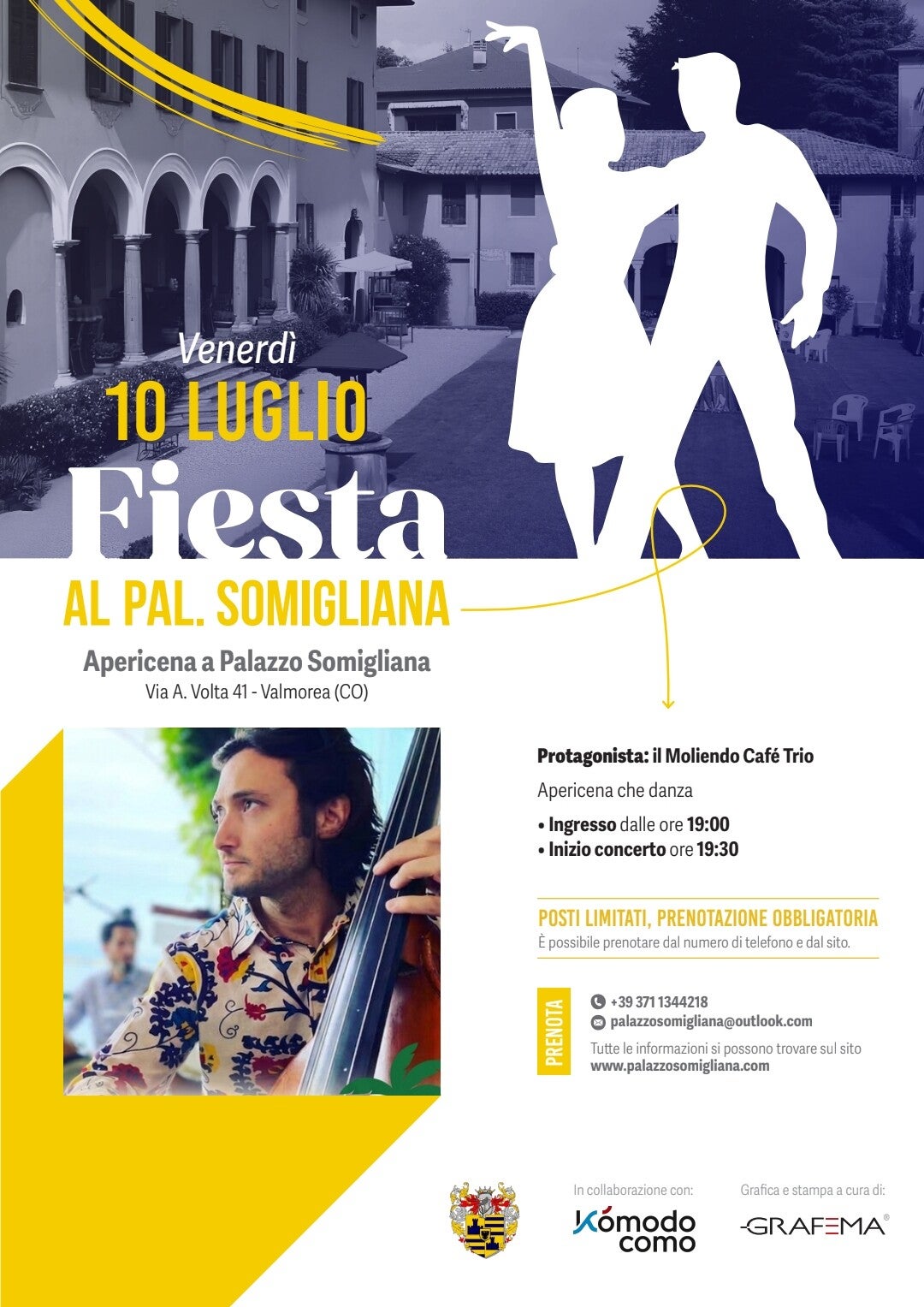 Fiesta a Palazzo Somigliana - Aperitivo che Danza con il Moliendo Café Trio