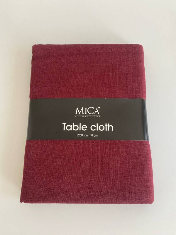 Mica Tafelkleed Donker Paars - 250x140 cm
