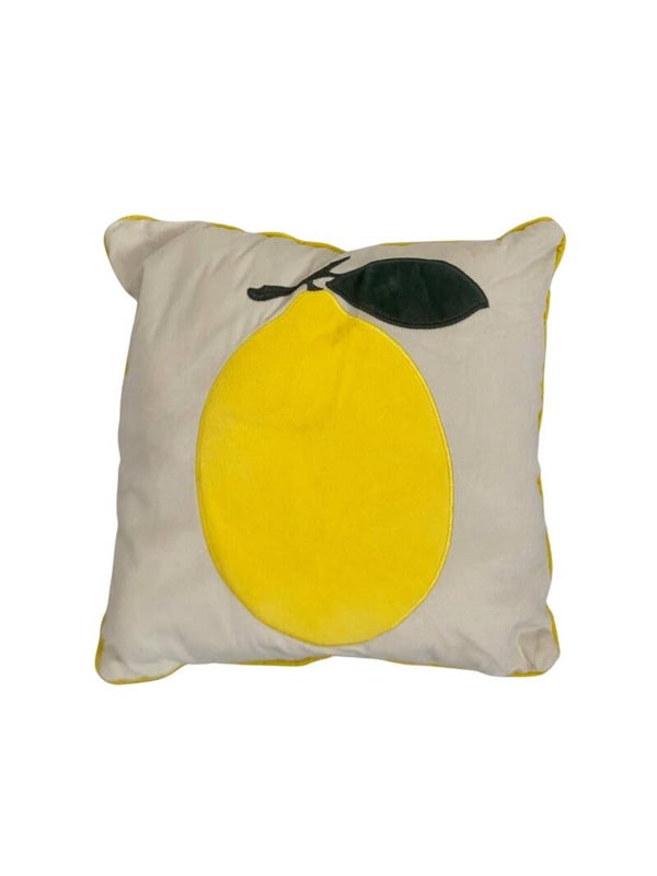 Mica Sierkussen Citroen 34x34 cm – Decoratief Kussen Fruit Design – Zacht & Speels