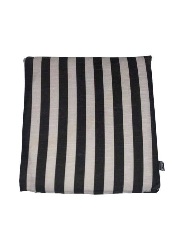 Mica Tuinkussen Kim Zwart 40x40x5 cm – Outdoor Sierkussen – Comfortabel Kussen voor Tuinstoel
