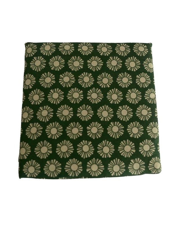 Mica Kumara Bistro Kussen Donkergroen 40x40x5 cm – Tuinkussen Stoel – Outdoor Zitkussen voor Bistroset