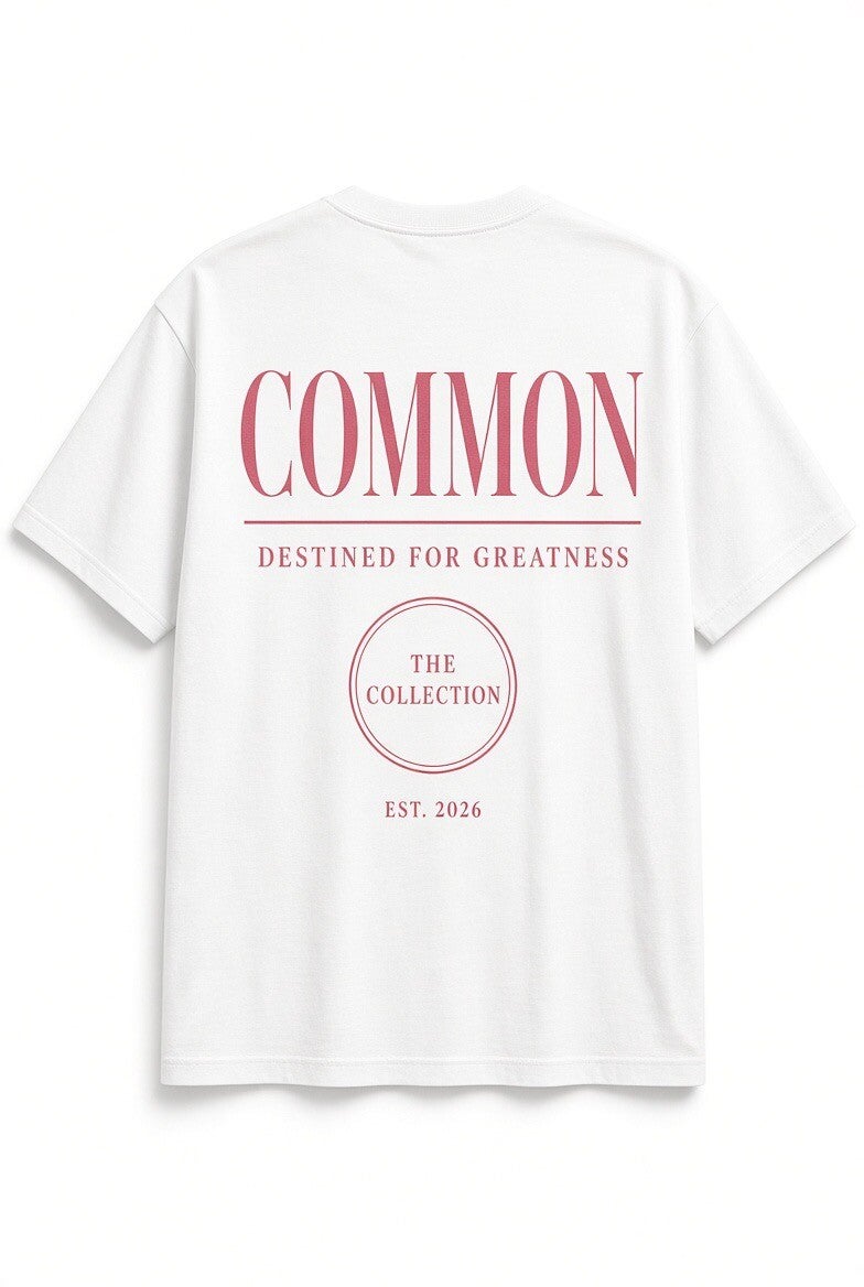 "The Collection" Graphic Tee (White & Pink)