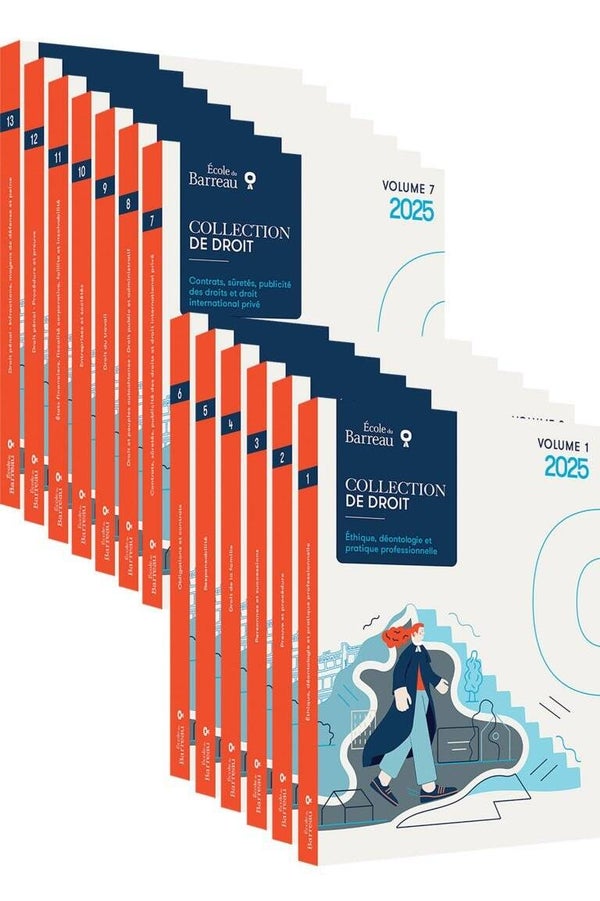 Collection de droit 2025 tomes 1-4-5-6-7-9-10-11-12