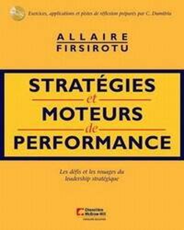 Stratégies et moteurs de performance  avec CD