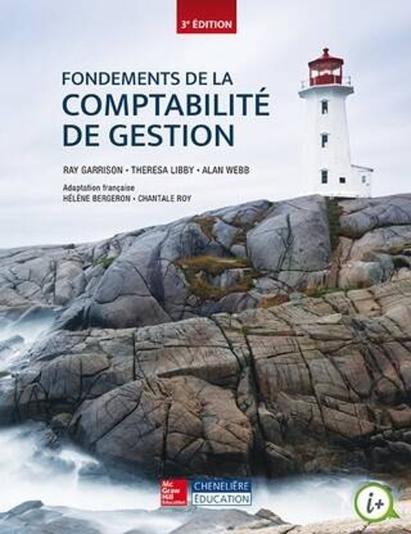 Fondements de la comptabilité de gestion 3e éd.