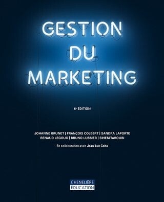 Gestion du marketing, 6e édition