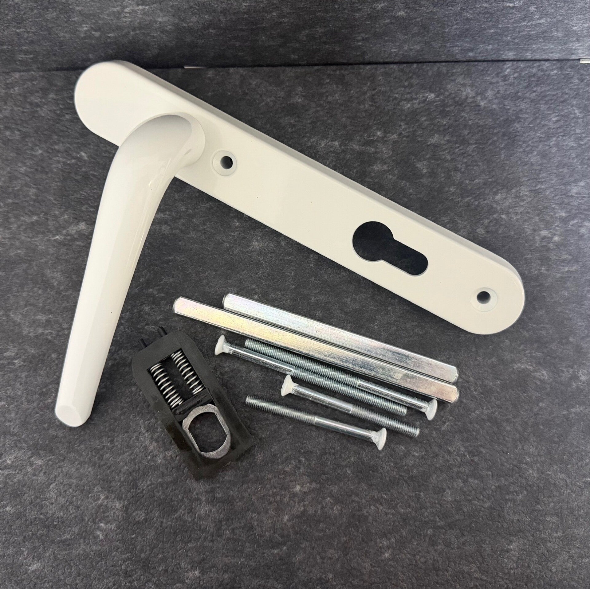 Lever/Lever Door Handle - WHITE 212mm