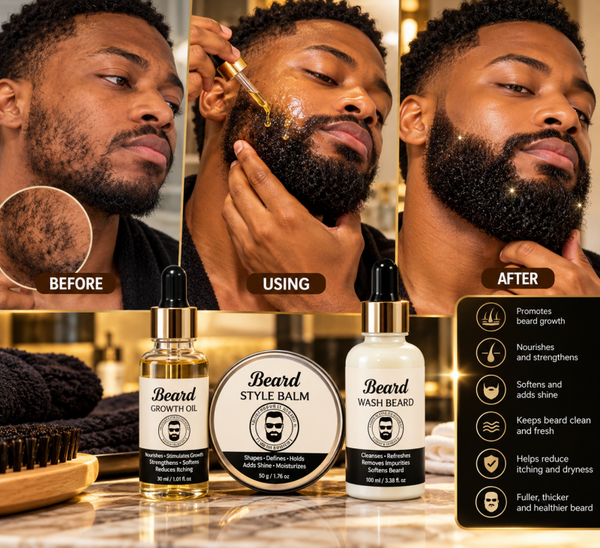 🖤 Beard Master Collection — Complete Beard Care