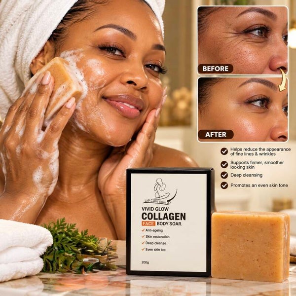 🌟  Collagen Face & Body Soap. ( anti aging 🌸)