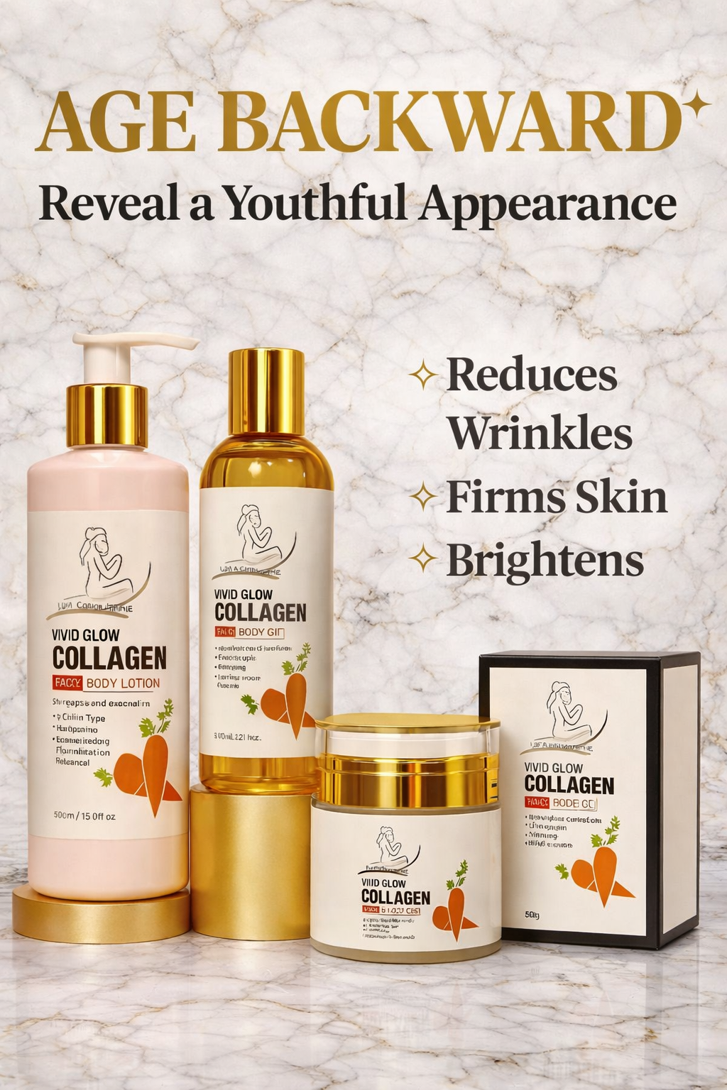 Collagen -Mini Set ( anti aging set, looking younger, age defined)🌸