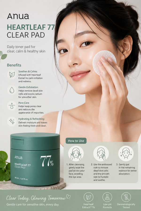 🌿 Anua Heartleaf 77 Clear Pad 🌿 ✨