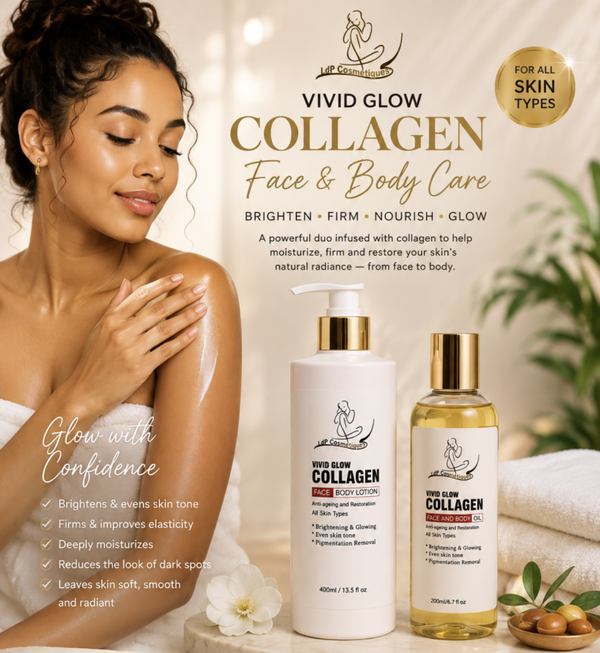 LDP Vivid Glow Collagen Firming Body Duo (  Lotion + Body Oil )